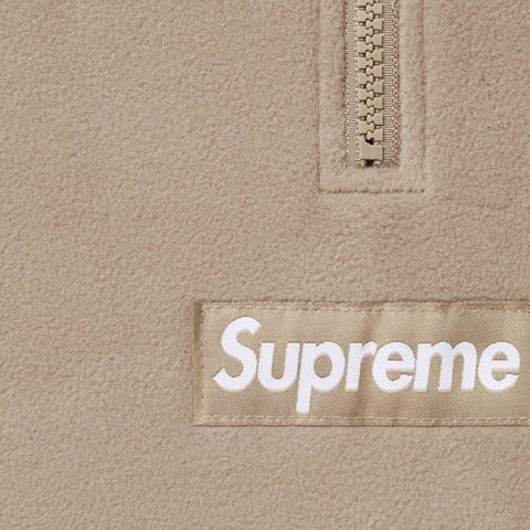 Supreme Polartec® Facemask Half Zip Hooded Sweatshirt - Taupe