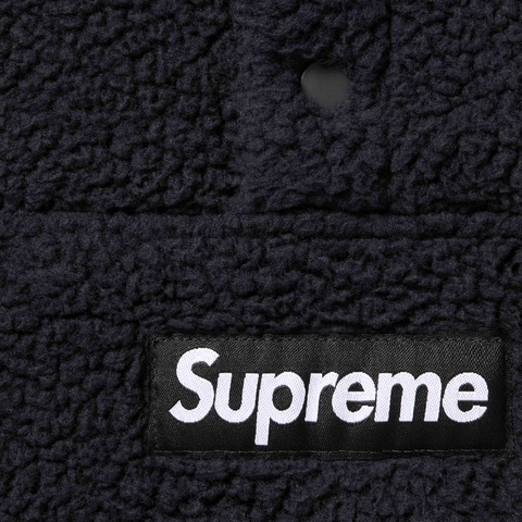 Supreme Polartec® Shearling Reversible Pullover - Black