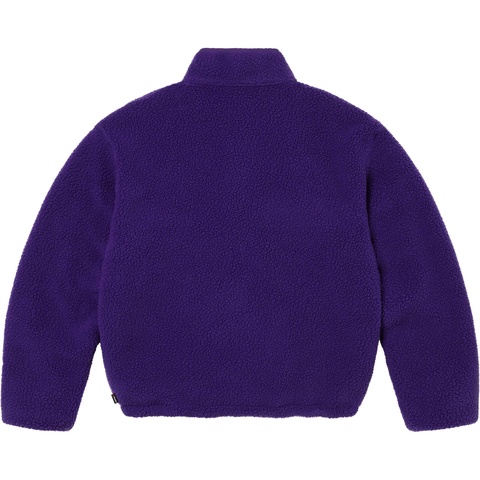 Supreme Polartec® Shearling Reversible Pullover - Purple