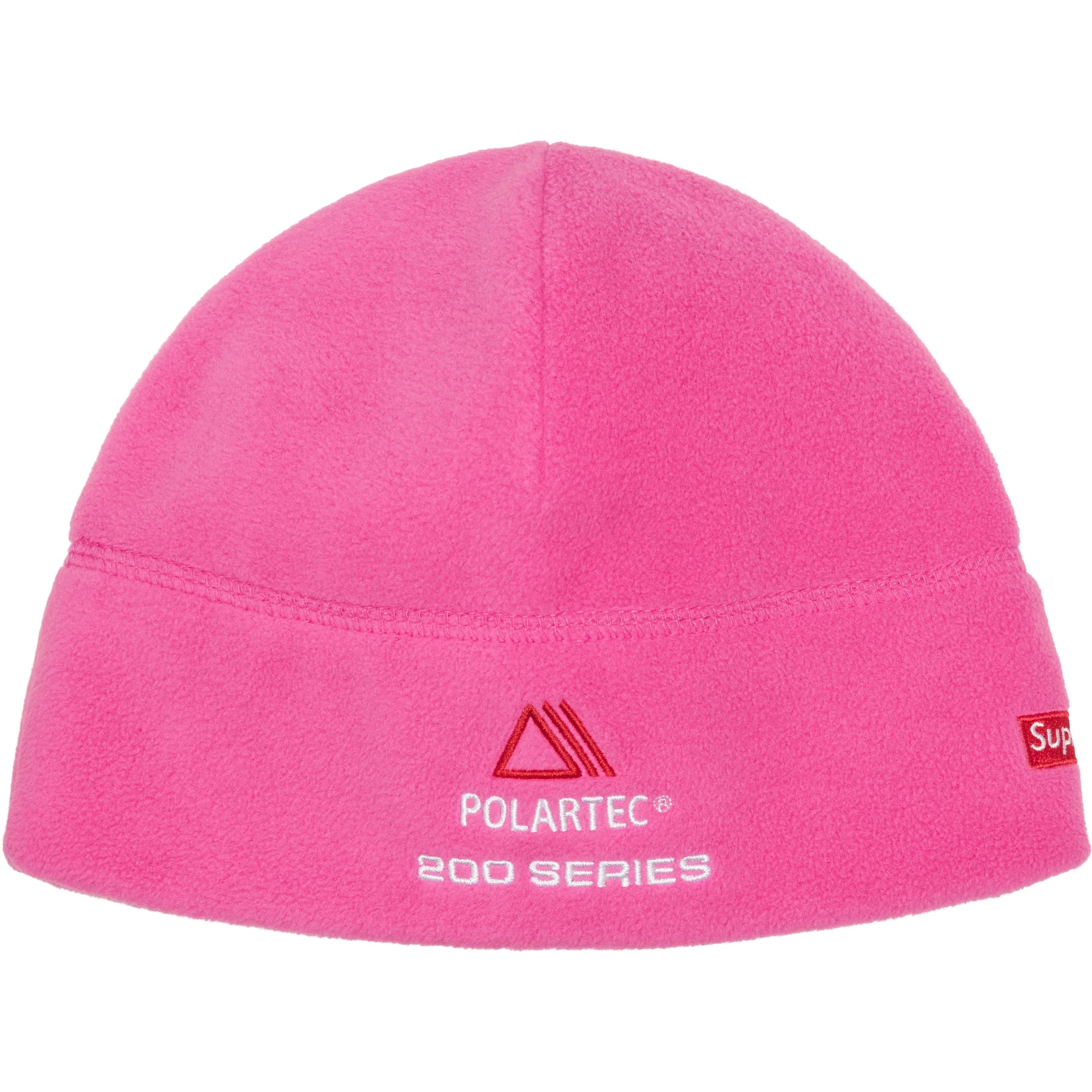 Supreme Polartec Sport Beanie (FW24) - Pink - $40
