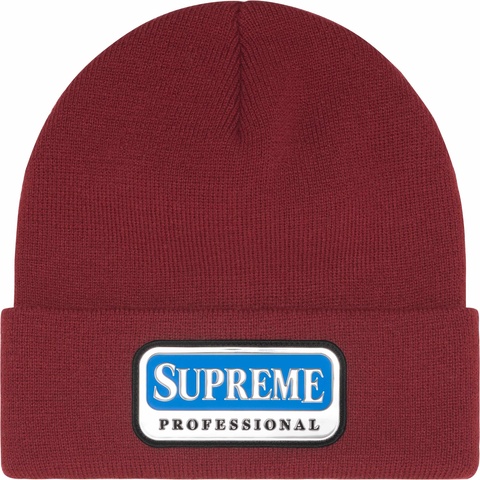 Supreme Professional Beanie - Cardinal