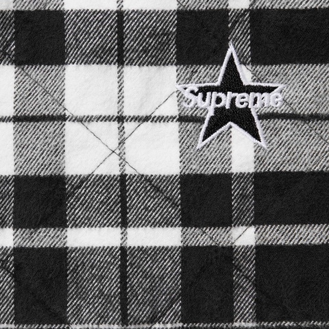 Quilted Flannel Zip Up Shirt - fall/winter 2024 - Supreme