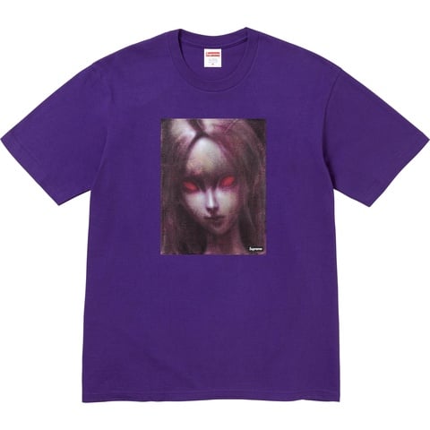 Supreme Red Eyes Tee - Purple