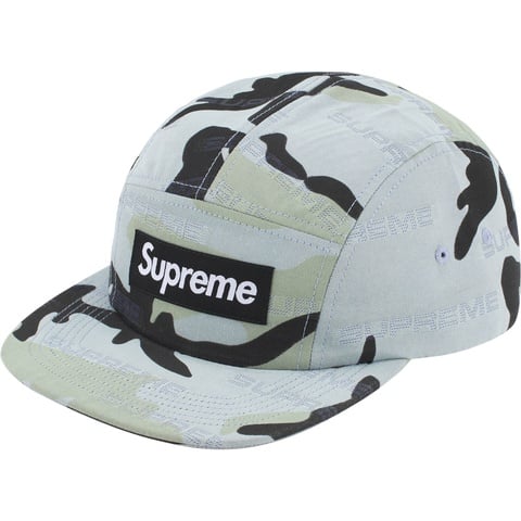Supreme Reflective Jacquard Camp Cap - Arctic Woodland Camo