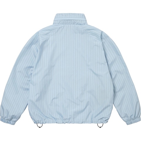 Supreme Reflective Pinstripe Track Jacket - Light Blue