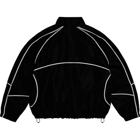 Supreme Reflective Piping Pullover - Black