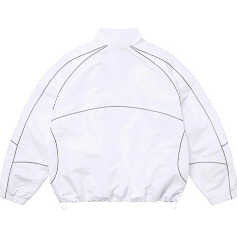 Supreme Reflective Piping Pullover - White