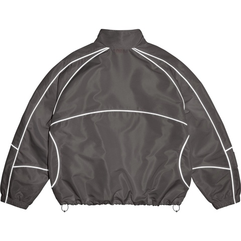 Supreme Reflective Piping Pullover - White