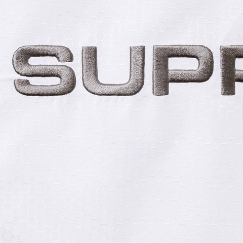 Supreme Reflective Piping Pullover - White