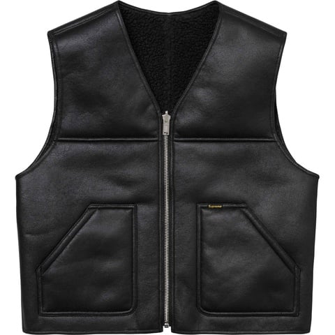 Reversible Faux Shearling Vest - fall/winter 2024 - Supreme