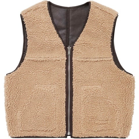 Reversible Faux Shearling Vest - fall/winter 2024 - Supreme
