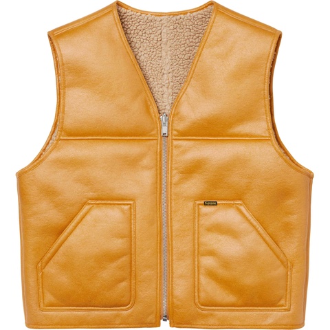 Reversible Faux Shearling Vest - fall/winter 2024 - Supreme