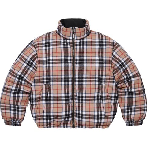 Supreme Reversible Puffer Jacket - Black