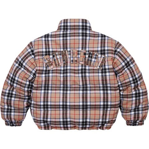 Supreme Reversible Puffer Jacket - Navy