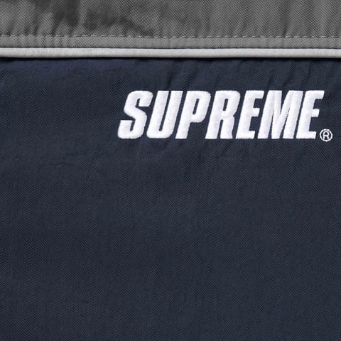 Supreme Reversible Puffer Jacket - Navy