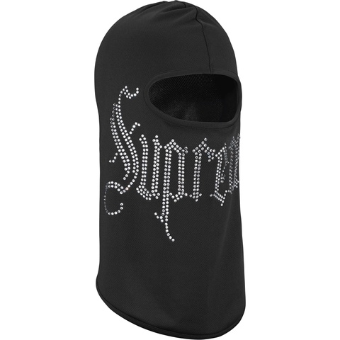 Supreme Rhinestone Balaclava - Black