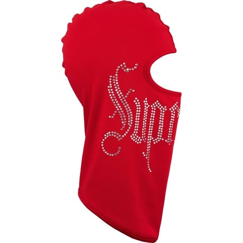 Supreme Rhinestone Balaclava - Red