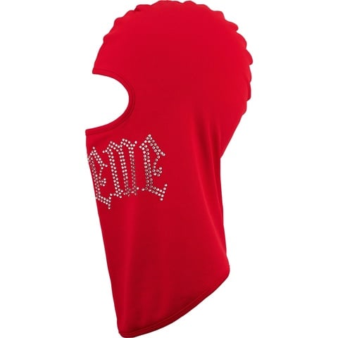 Supreme Rhinestone Balaclava - Red