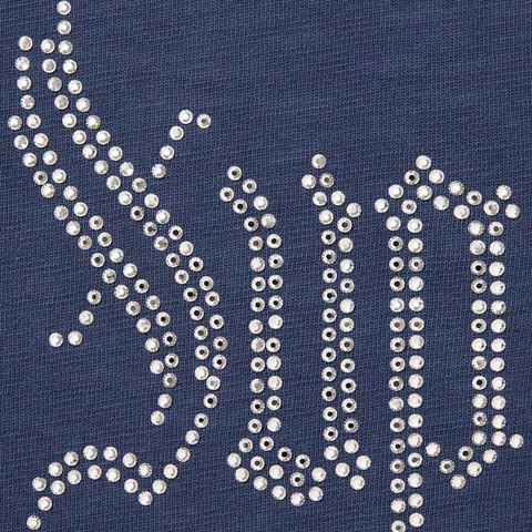 Supreme Rhinestone S/S Top - Navy