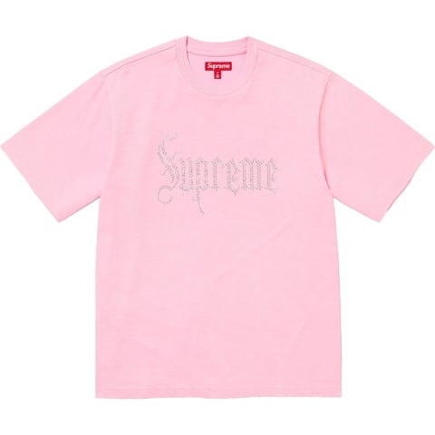 Supreme Rhinestone S/S Top - Pink
