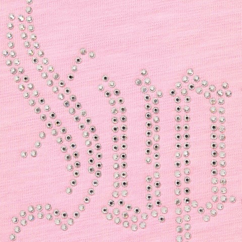 Supreme Rhinestone S/S Top - Pink