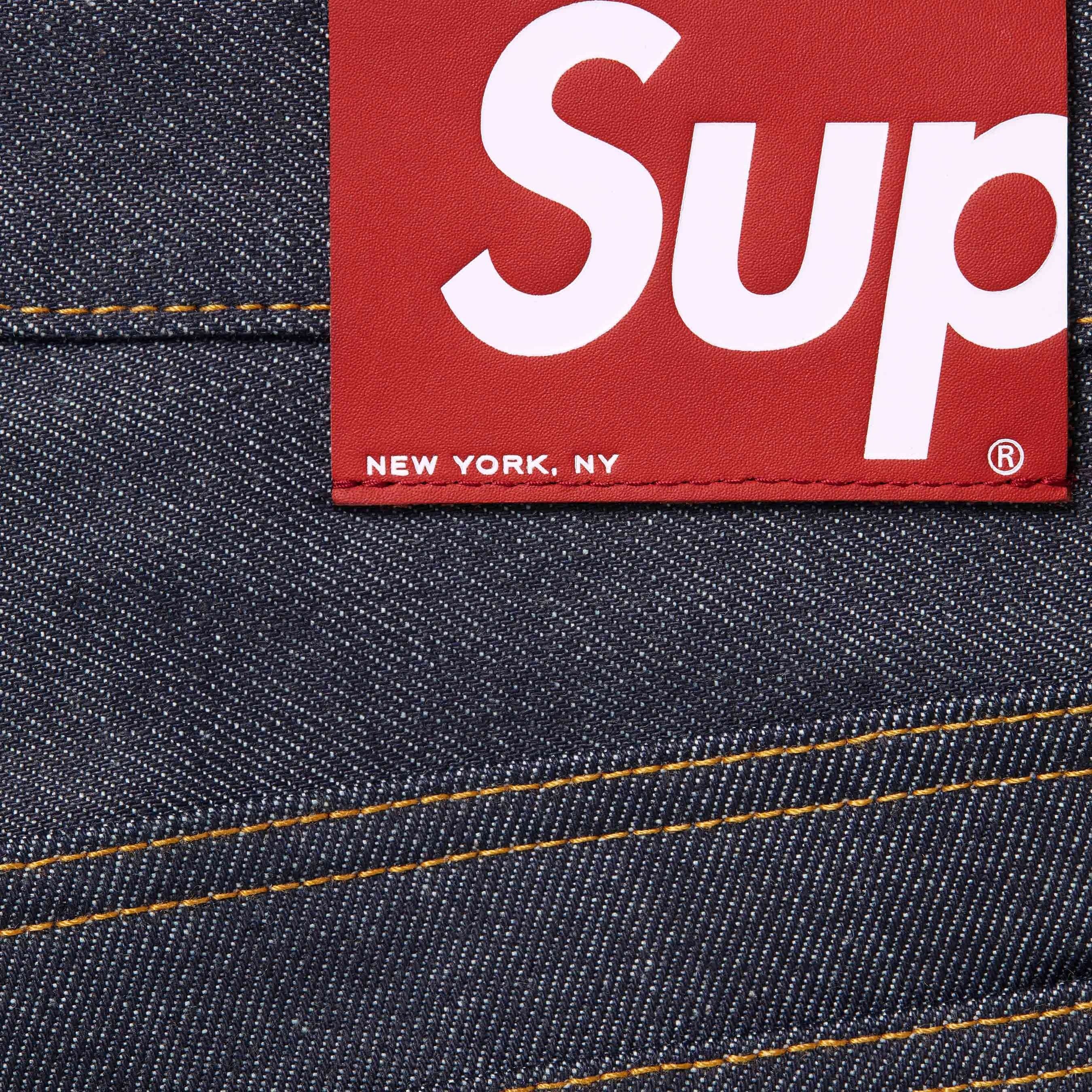 Supreme Rigid Loose Fit Selvedge Jean (FW24) - $188