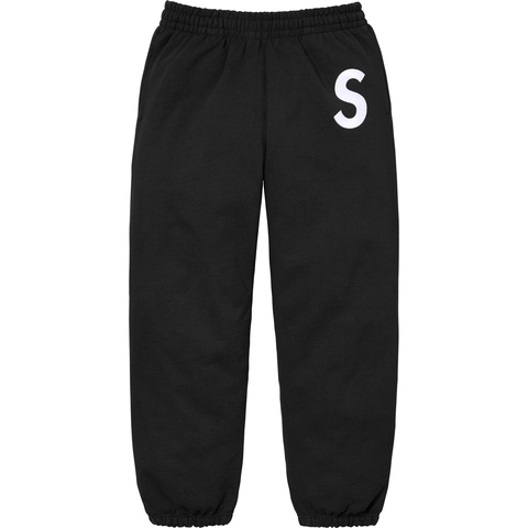Supreme S Logo Sweatpant - Black