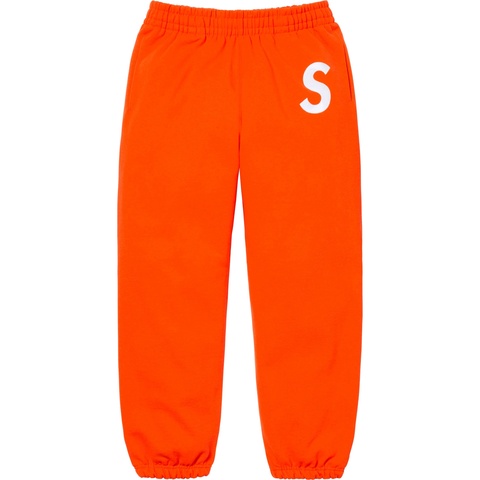 Supreme S Logo Sweatpant - Bright Orange