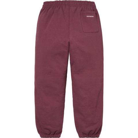 Supreme S Logo Sweatpant - Maroon