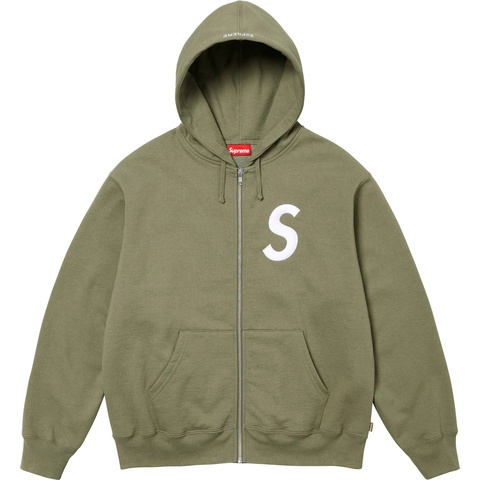 S Logo Zip Up Hooded Sweatshirt - fall/winter 2024 - Supreme