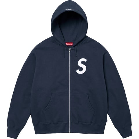 S Logo Zip Up Hooded Sweatshirt - fall/winter 2024 - Supreme