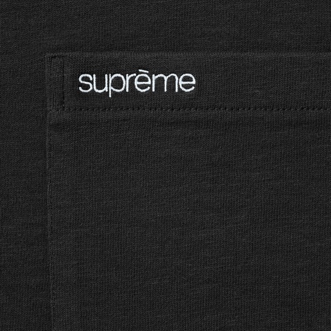 Supreme S/S Pocket Tee - Black