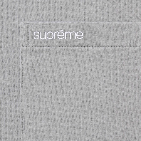 Supreme S/S Pocket Tee - Grey