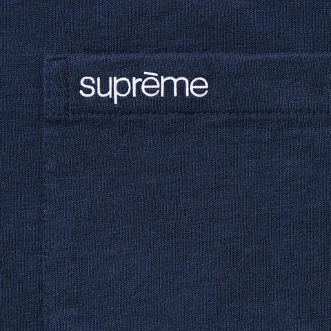 Supreme S/S Pocket Tee - Navy