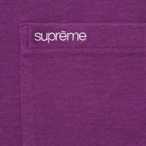 Supreme S/S Pocket Tee - Purple
