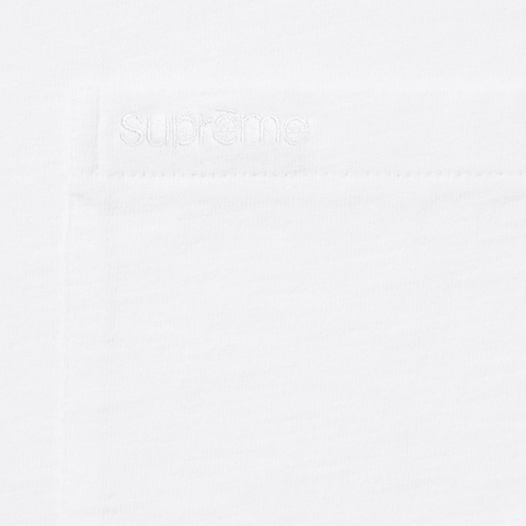 Supreme S/S Pocket Tee - White