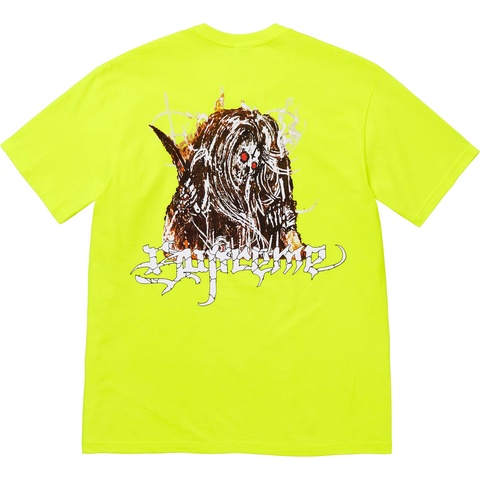 Supreme Satan Tee - Fluorescent Yellow