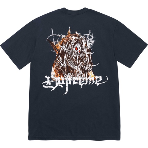 Supreme Satan Tee - Navy