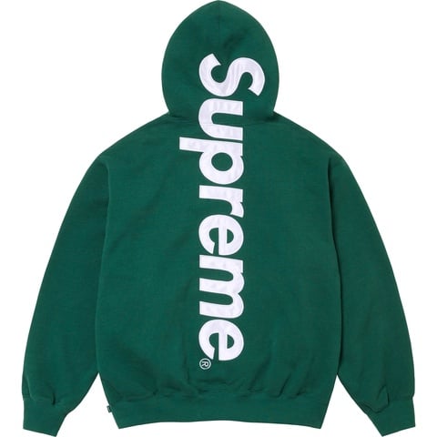 Satin Appliqué Hooded Sweatshirt - Supreme Satin Appliqué Hooded Sweatshirt - Supreme