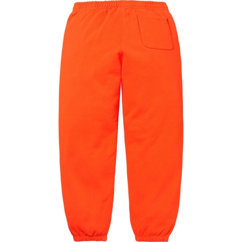 Supreme Satin Appliqué Sweatpant - Bright Orange