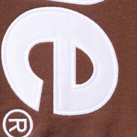 Supreme Satin Appliqué Sweatpant - Brown