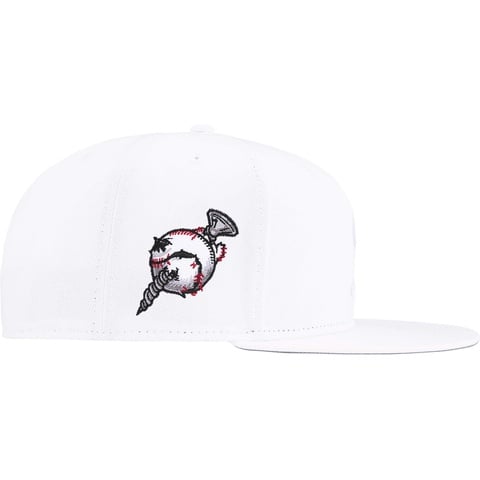 Supreme Screw Ball S Logo New Era® - White