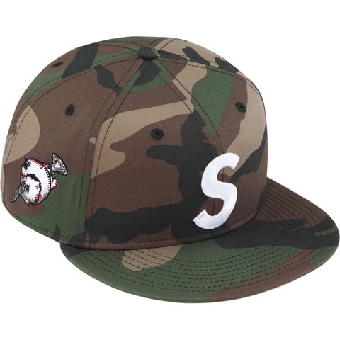 Supreme Screw Ball S Logo New Era® - Woodland Camo