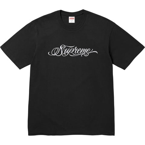 Supreme Script Tee - Black