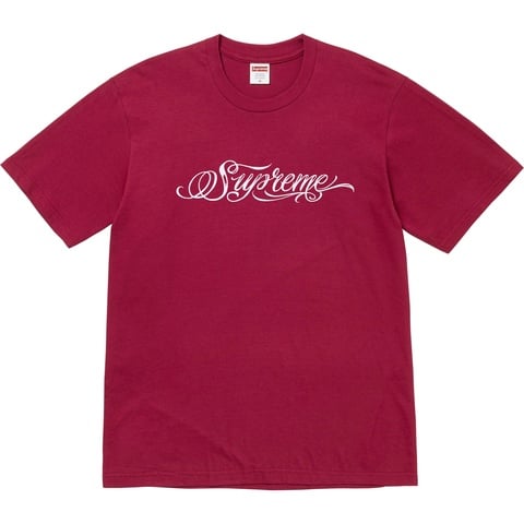 Supreme Script Tee - Cardinal