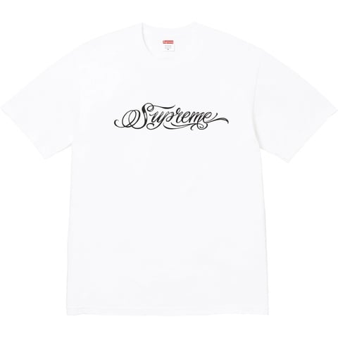 Supreme Script Tee - White