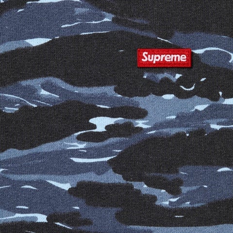 Supreme Small Box Hooded Sweatshirt - Blue Tiger Camo