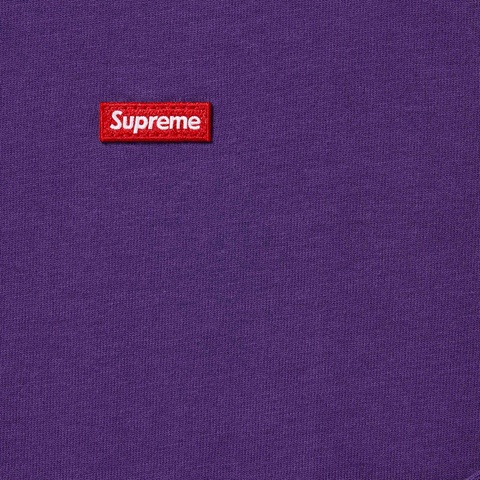 Supreme Small Box L/S Tee - Purple