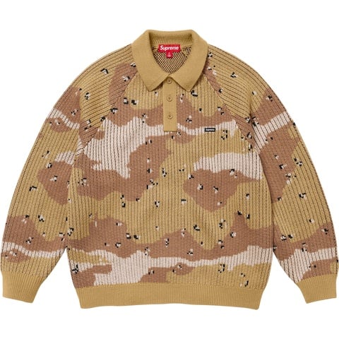 トップス Supreme Small Box Polo Sweater 23AW Supreme Small Box Polo Sweater Dark Brown Men's - FW23 - US