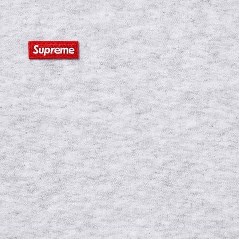 Supreme Small Box Zip Up Hooded Sweatshirt - Ash Grey